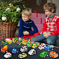 Miniatyrbillede 5 af 5: Julekalender, Julekalender til Børn med 24 Dages Nedtælling Træk Tilbage Biler Legetøj Jule Nedtællingskalender Blind Box Gave til Børn Dreng