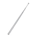 Miniatyrbillede 2 af 5: 10 stk 115 Cm 10 Sektion Teleskopantenne Fm Am Radio Silver tone