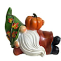 Miniatyrbillede 1 af 2: Efterårs Nisser Figurer Dekoration, Dekorative Høst Nisser Statue til Efterår Thanksgiving Hjem Dekoration Gave (Nisser med Græskar) Gnomes With Pumpkin