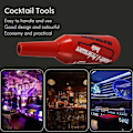 Miniatyrbillede 4 af 5: Flair Bartender Bartending Practice Bar Pub Bottle Wine Shaker - Rød