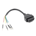Miniatyrbilde 4 av 5: 16 Pins Obd Obd2 Hunn K Line Can Line Jumper Tester Connector Bildiagnostisk skjøteledning Black