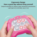 Pikkukuva 4 / 5: Pop Push It -peliohjain Bubble Sensory Fidget Toy Electronic Whack Console Orange