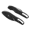 Miniatyrbilde 2 av 5: 3 stk Car Smart Key Case Shell Cover Abs Carbon Fiber Remote Key Cover Case Decal Fob For Porsche Panamera Cayenne Macan