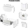 Miniatyrbillede 5 af 5: Universal udskiftning lodret montering beslag persienner montering snap fast kode rullegardin