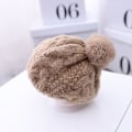 Miniatyrbilde 3 av 5: C0064 Hemp Mønster Barnestrikket Beret Ullhatt Høst Og Vinter Varmt Barn Hatt Gray