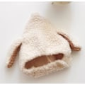 Miniatyrbilde 6 av 7: Vinterlue - Varme Barneluer for Småbarn - Myk Plusslue med Øreklaffer, Beanie, Skallelue, Dyreluer for Ski Beige One Size