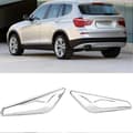 2 PCS Front Fender Chrome Finish 51117338569 Replacement Compatible with X3 X4 F25 F26 2013–2017 Solid Solid Normal