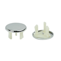 Miniatyrbilde 2 av 2: 2024 Assoeted Artistic Sink Overflow Reservedeksel Chrome Trim Keramisk servant på badet