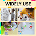 Miniatyrbillede 4 af 4: Magisk vandmaling pen, magiske doodle tegnepenne 4/8/12stk farver doodle vand flydende penne 12pcs