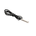 Miniatyrbild 3 av 5: 5 st Ntc 10k 1% 3435 Termistor Temperatursensor Cylindrisk Sond 0,5m Kabel