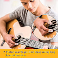 Miniatyrbilde 5 av 5: Silikonfingerbeskyttelse for gitar, 40 stk. 5 størrelser Antiskli gummifingergave