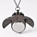 Miniatyrbillede 4 af 4: 1 stk. Fashion Owl Design sort Tone Quartz Lommeur
