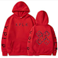 Pikkukuva 2 / 5: Sam & Colby Syksyn Huppari Musta Huppari Löysä Harajuku Huppari Miehille SNNGV black XXL