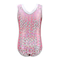 Miniatyrbillede 3 af 5: Piger Sleeveless Dansedragt Gymnastik Leotard Ballet Leotards Pink 7-8Y