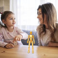 Miniatyrbild 3 av 5: T13 Action Figure, Titan 13 Action Figure 3D Titans Figure, 3D Printed Action Figure Nova 13 Action Figure, Multi-Articular Action Figures Gold