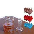 Miniatyrbilde 1 av 4: 2 stk. Spoof Ice Cube Mold, Voksen Prank Ice Cube Mold, Silikon Ice Cube Mold Novelty Party Ice Cubes Maker 3 colors 3 pcs