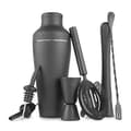 Cocktail Shaker Set - Matt Svart - Rostfritt Stål Svart Svart