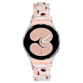 Miniatyrbillede 2 af 5: Til Samsung Galaxy Watch 5 40 mm / 44 mm / Watch 5 Pro 45 mm Resin urbånd i rustfrit stål med spændearmbånd Nougat Pattern