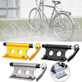 Miniatyrbillede 3 af 4: Aluminiumlegering Cykelramme Vandtæt Forgaffel Hurtigudløselig Fast Klips Bagagebærer black
