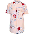 Miniatyrbild 5 av 5: Blommiga toppar för kvinnor 2023 Button Down Mode Casual Lång-/kortärmade skjortor Blus Pink 4X-Large
