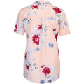 Miniatyrbild 5 av 5: Blommiga toppar för kvinnor 2023 Button Down Mode Casual Lång-/kortärmade skjortor Blus Pink X-Large