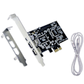 Pikkukuva 1 / 5: PCI-E - 1394 FireWire -kortti, PCI-Ex1 - IEEE 1394 3-portinen FireWire -kortti, tukee 1440X1080 -resoluutiota