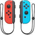 Pikkukuva 1 / 4: Peli-ohjain (v/o) Nintendo Switch -ohjaimelle - Neonpunainen/neon sininen langaton peli-Joypad