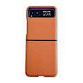 Miniatyrbillede 1 af 4: Læder tekstur telefontaske til Motorola Razr 40 Orange