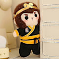 Miniatyrbillede 2 af 5: Black Myth: Goku legetøj - Sort Goku bamse, Monkey King bamse, Ape God bamse Black 25cm
