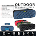 Miniatyrbild 5 av 5: NewRiXing -B9FM Bärbar Bluetooth högtalare med antenn USB -högtalare Stöd för U Disk Subwoofer Högtalare Radio -Röd Red