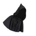 Miniatyrbillede 2 af 3: Wizard Kappe Cosplay Kappe Sort Kappe Kostume Kappe Voksen Sort Kappe Cosplay Dekor Rekvisitter