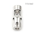 Pikkukuva 1 / 5: Rc-veneen metallikardaaninivelen kardaaniliittimet universal 4x4mm