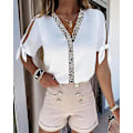 Miniatyrbillede 4 af 4: Trendy bluser Elegante sommerbluser L
