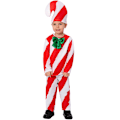 Pikkukuva 4 / 5: Joulupukin lasten karkkikeppi cosplay-lavaesityspuku S (105cm-115cm)