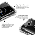 Miniatyrbilde 3 av 4: IMAK for Sony Xperia XZ2 Compact Skin Feel Anti-drop TPU-deksel + Eksplosjonssikker skjermbeskytter