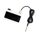 Miniatyrbild 4 av 5: WiFi-temperatursensor Tuya termometerdetektor digital display hemapp smart life app-varning frysvattenlarm EU-kontakt As Shown