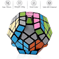 Pikkukuva 2 / 4: Shengshou Megaminx Speed Cube 3x3 Dodekahedron Hexagon Puzzle Toy Musta
