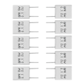 Miniatyrbillede 1 af 5: 10 stk. 0,1r 5 For W 5% Cementmodstand 0,1ohm Ikke-induktiv Modstand Bpr56