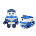 Miniatyrbilde 3 av 4: 4 stk/sett 8cm Robot Tog Transformation Kay Alf Dynamisk Togfamilie Deformasjon Togbil Actionfigur Leke for Barn