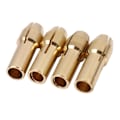 Miniatyrbillede 2 af 5: 4 stk. Multi Tool Collet Nut Kit Sæt til 0.8/ 1.6/ 2.35/ 3.2MM