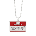 Miniatyrbillede 1 af 5: Firkantet vedhæng halskæde Choker Chain Metal Slank-skyggefuld Charm Clavicle Chain