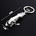 Miniatyrbillede 6 af 7: Kreativ Leopard Nøglering Bil Nøglering Taske Charm Gave