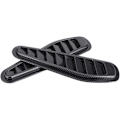 Miniatyrbilde 1 av 6: Luftinntaksgitter for bil, 2 deler ABS luftinntak for bil foran, Universal panser Motorpanser Bildeler for bilpanser, svart
