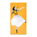 Miniatyrbillede 1 af 5: Vandtæt Classy Girl Tissue Box Retro Tissue Boxes Opbevaring Case Household Yellow