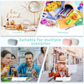 Miniatyrbild 4 av 4: Mjuk Makeup Väska Rutig Kosmetisk Väska Kosmetisk Resväska Stor Dragkedja Res Necessär Bärbar Multifunktionell Kapacitetsväska
