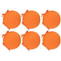 Miniatyrbilde 2 av 5: Puter Uteplass Hjem Innendørs/utendørs Stolputer Ro Sete Fortykket Spisestue Stol Pute Ro krakk Light Grey 6pcs