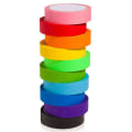 Pikkukuva 1 / 5: 10 kpl 10 väriä 20 m värillinen peittoteippi Rainbow Color Easy Tear kodinsisustustoimistotarvikkeet