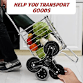 Miniatyrbillede 3 af 3: Heavy Duty Casters Cart Triangle Wheels Shopping Cart Casters Stair Climbing Trolley Wheels -ys