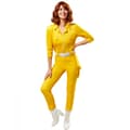 April O'Neil Kostyme for kvinner Yellow Medium