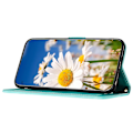 Pikkukuva 4 / 5: Samsung Galaxy A55 5g -puhelimen nahkakotelon case , jossa on kukkakuvio Green